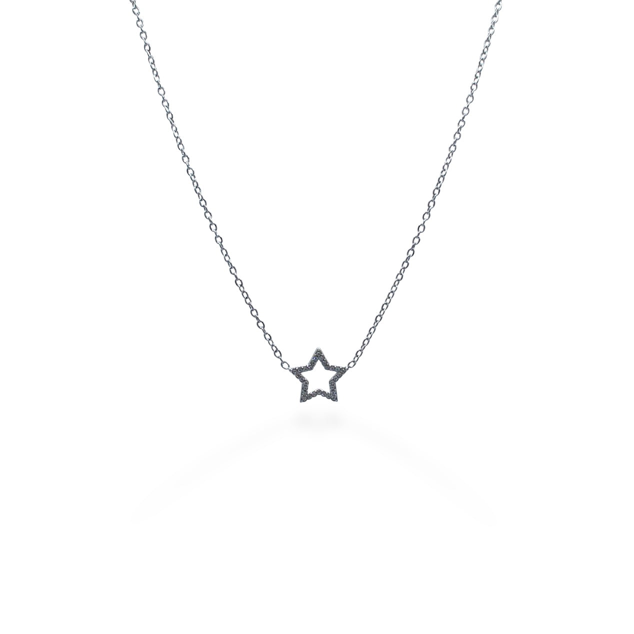 COLLAR SILUETA ESTRELLA ZIRCONIA