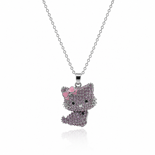 COLLAR GATITA CON MOÑO