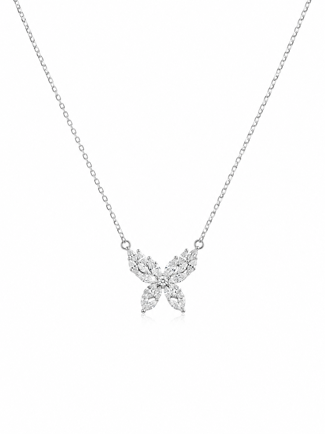 COLLAR MARIPOSAS ZIRCONIAS
