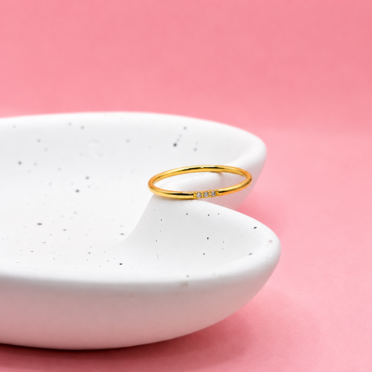 ANILLO TRES ZIRCONIAS MINIS