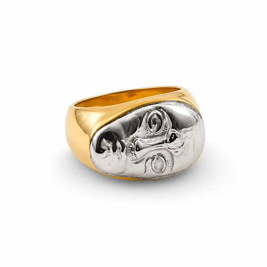 ANILLO CHUNKY MIXTO CARA