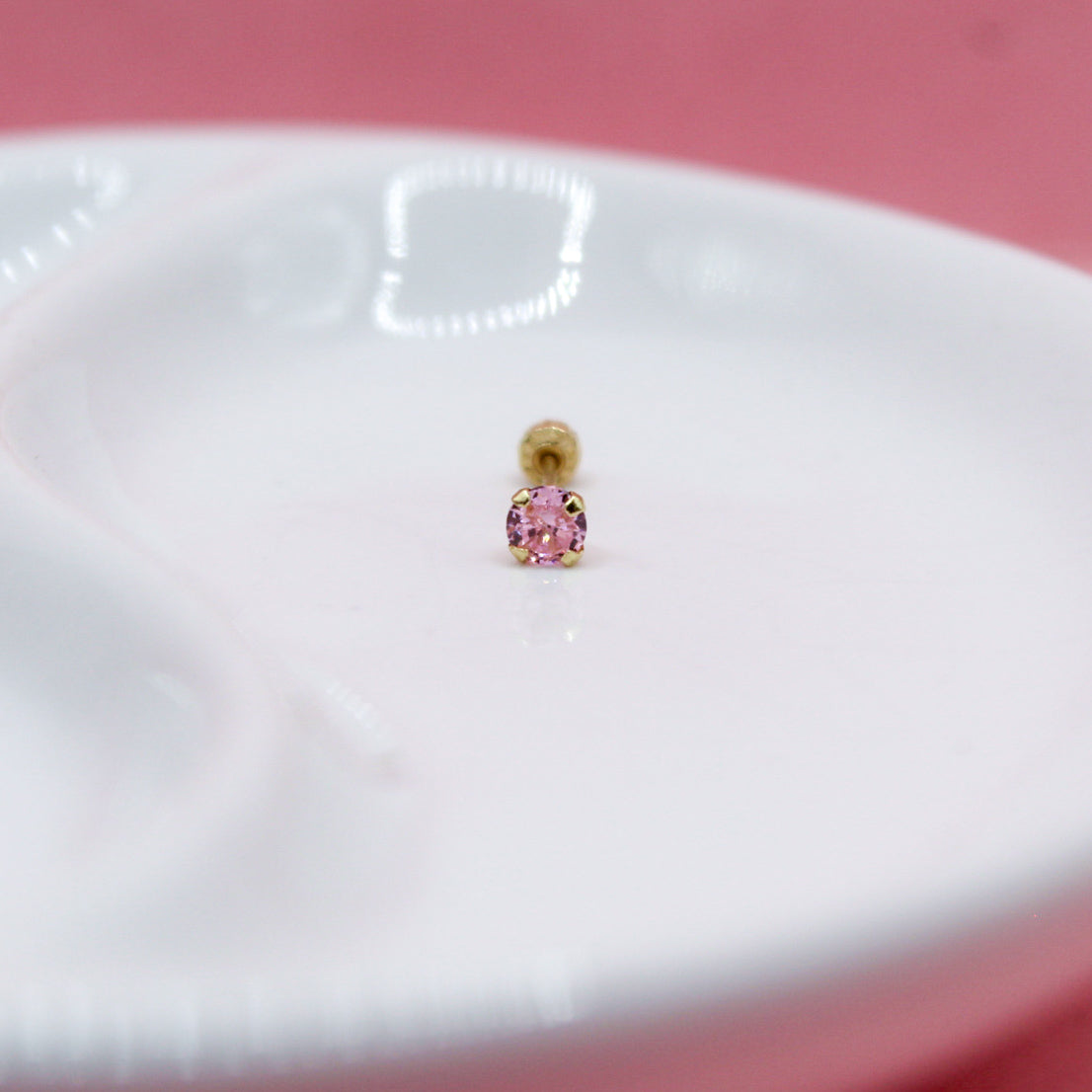 ZIRCONIA ROSA CLARO 10K