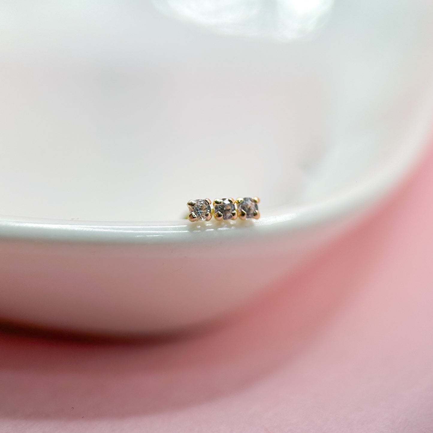 TRESILLO LINEA ZIRCONIA 10K