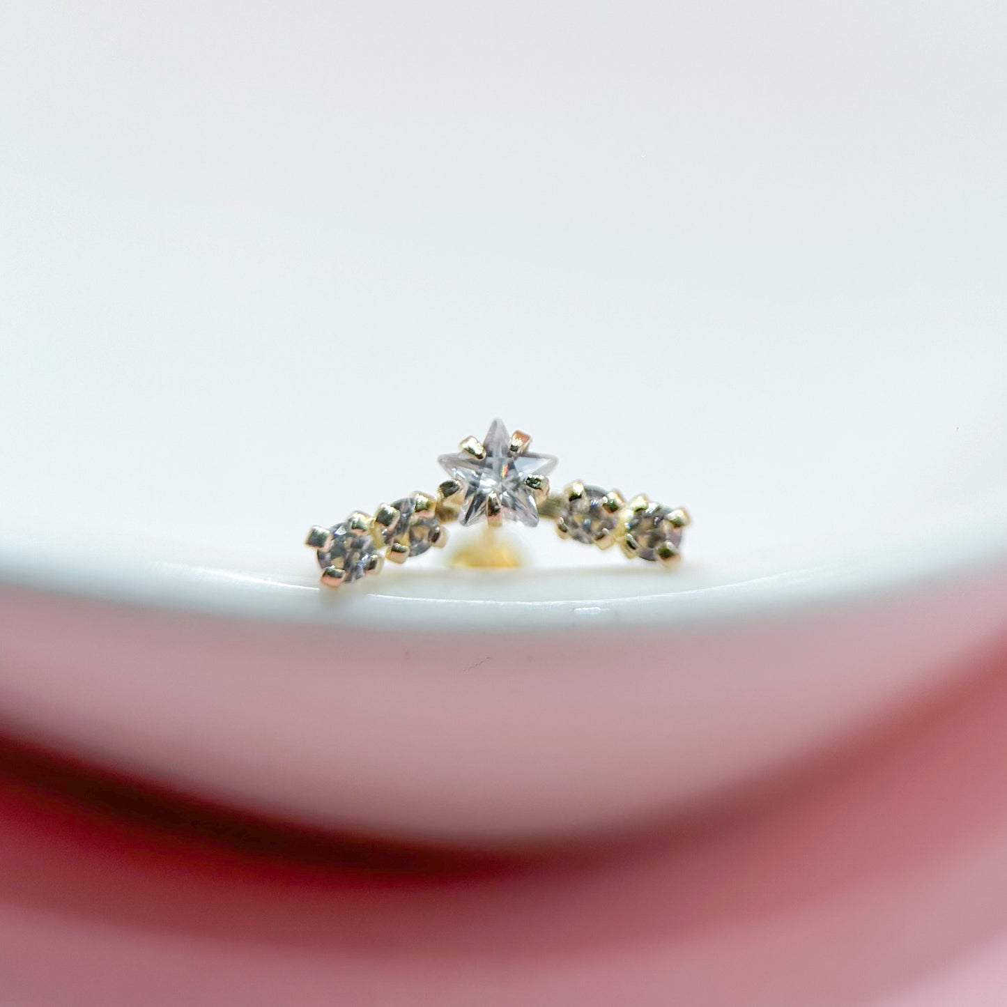 LAMBADA ZIRCONIA CON ESTRELLA 10K