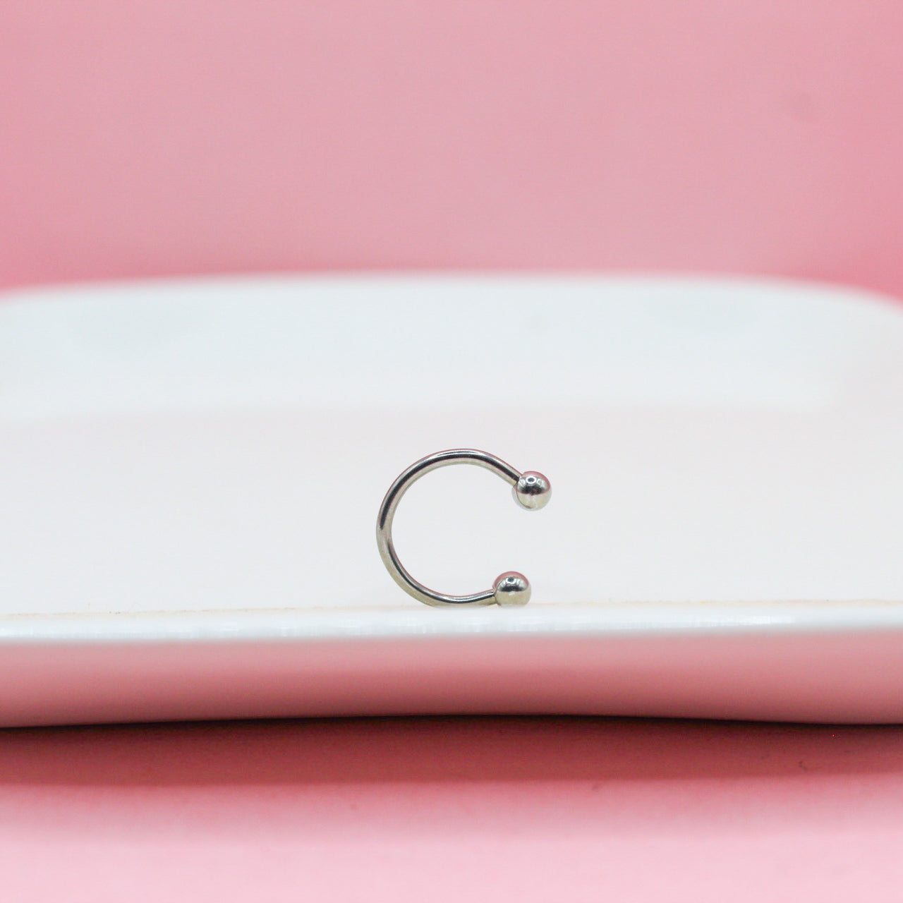 SEPTUM PLATEADO BOLA MEDIANA 316L