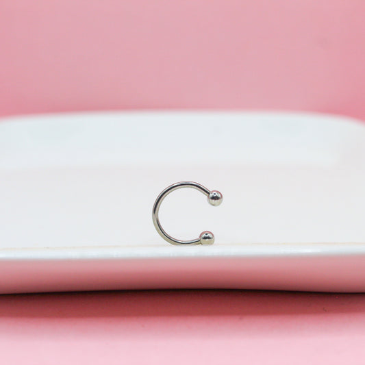 SEPTUM PLATEADO BOLA MEDIANA 316L