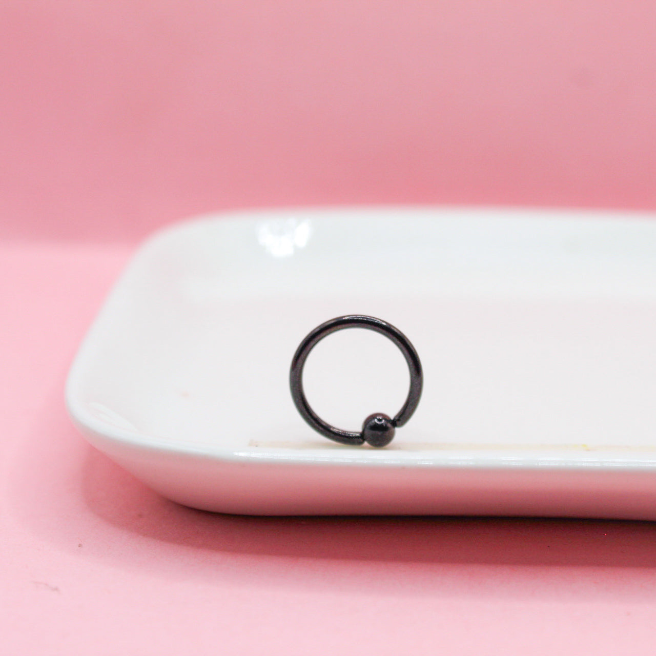 ARGOLLA NEGRA BOLA GRANDE 316L