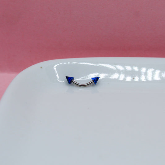BANANA PLATEADA PICO MARMOL AZUL 316L