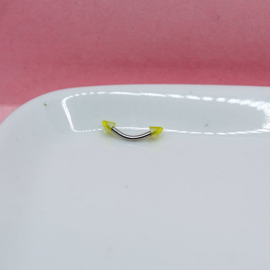 BANANA PLATEADA PICO AMARILLO PICOS BLANCOS 316L