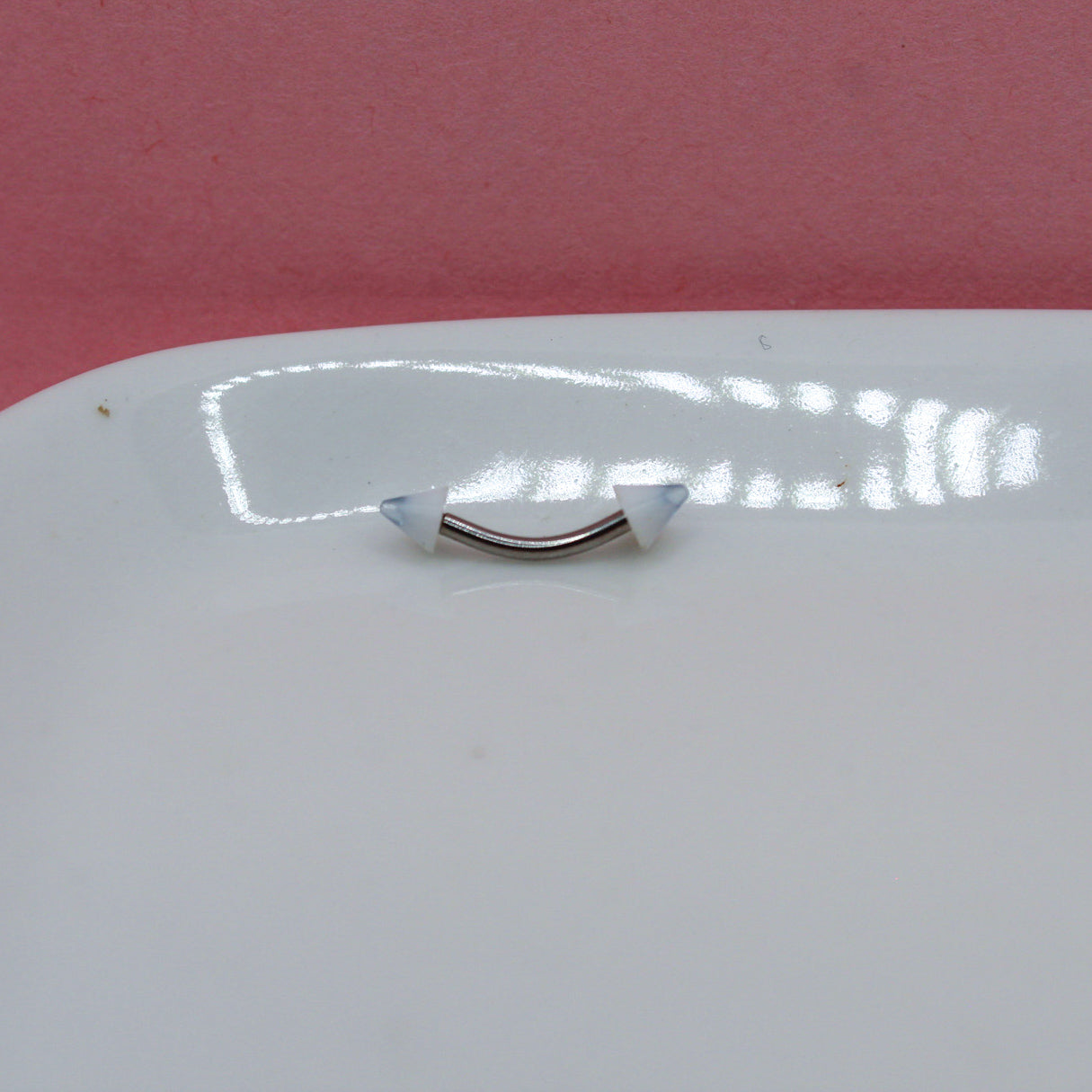 BANANA PLATEADA PICO BLANCO PUNTA GRIS 316L