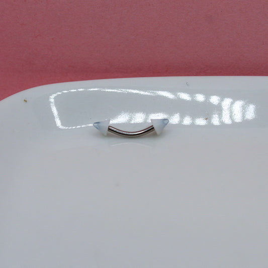 BANANA PLATEADA PICO BLANCO PUNTA GRIS 316L