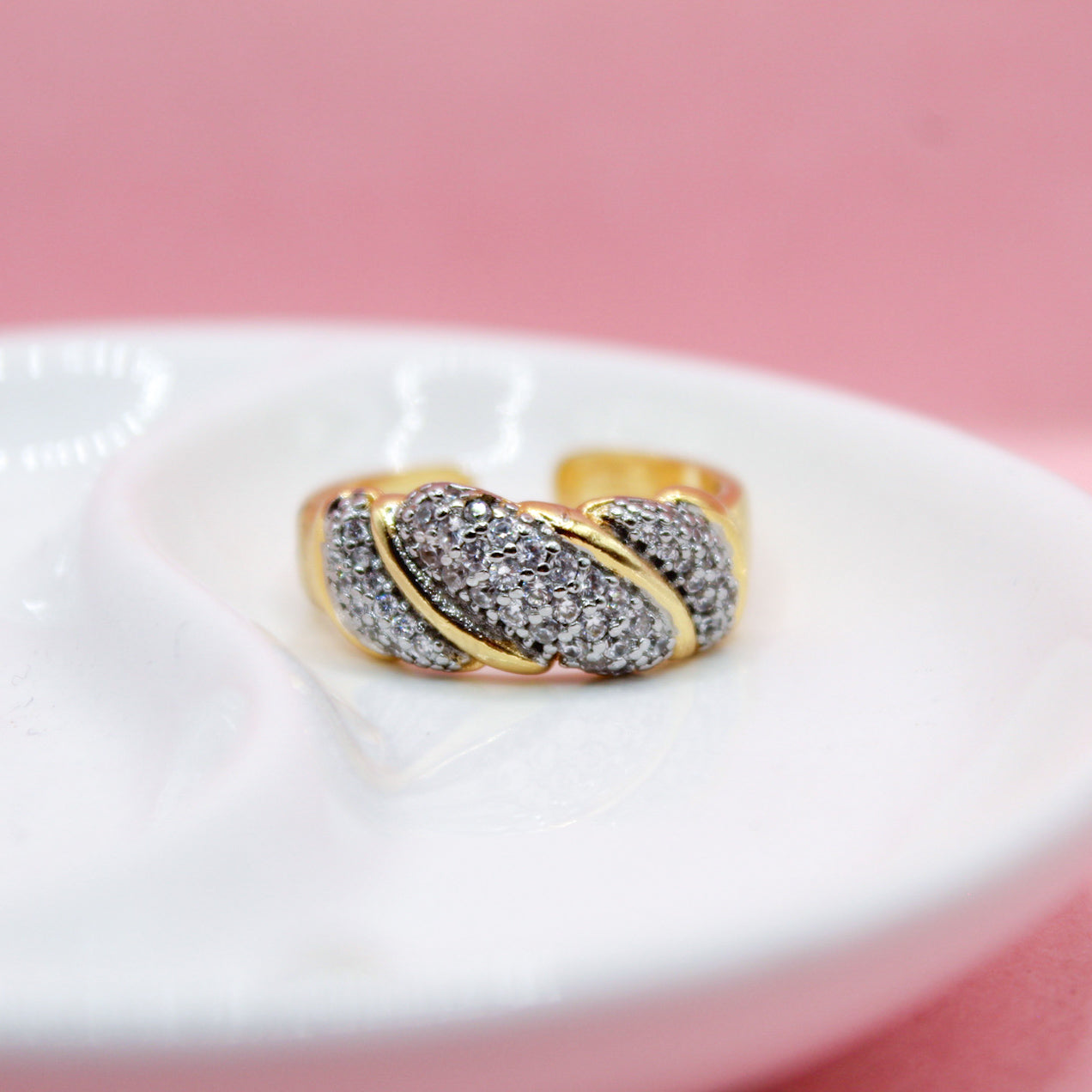 ANILLO ZIRCONIAS BLANCAS