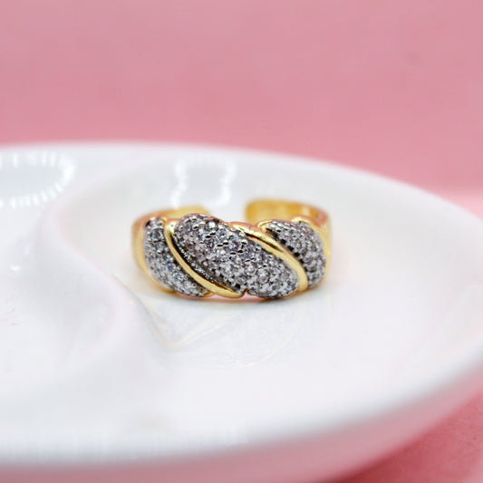 ANILLO ZIRCONIAS BLANCAS