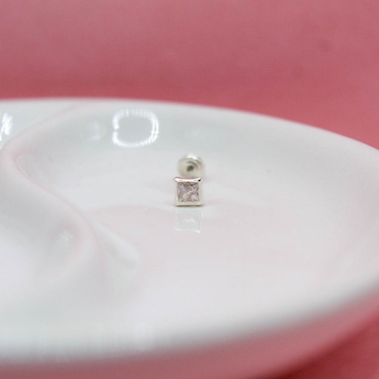 BROQUEL ZIRCONIA CUADRADA BICEL .925