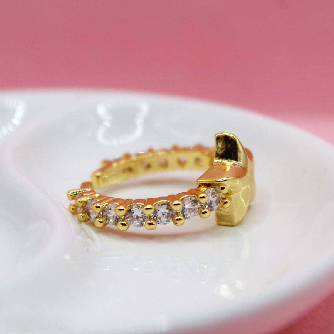 ANILLO ESTRELLA LISA BANDA ZIRCONIAS