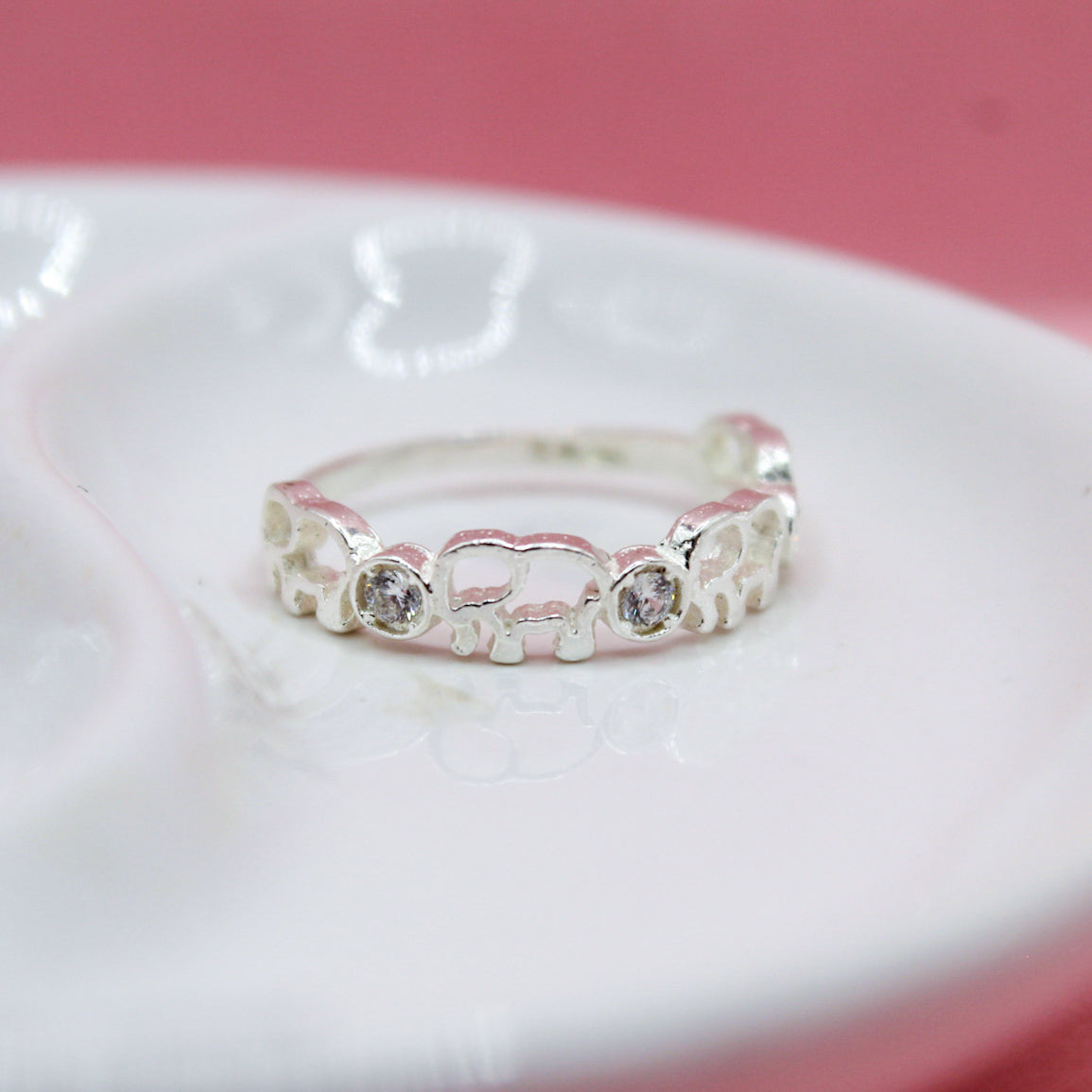 ANILLO ELEFANTES SILUETA  .925