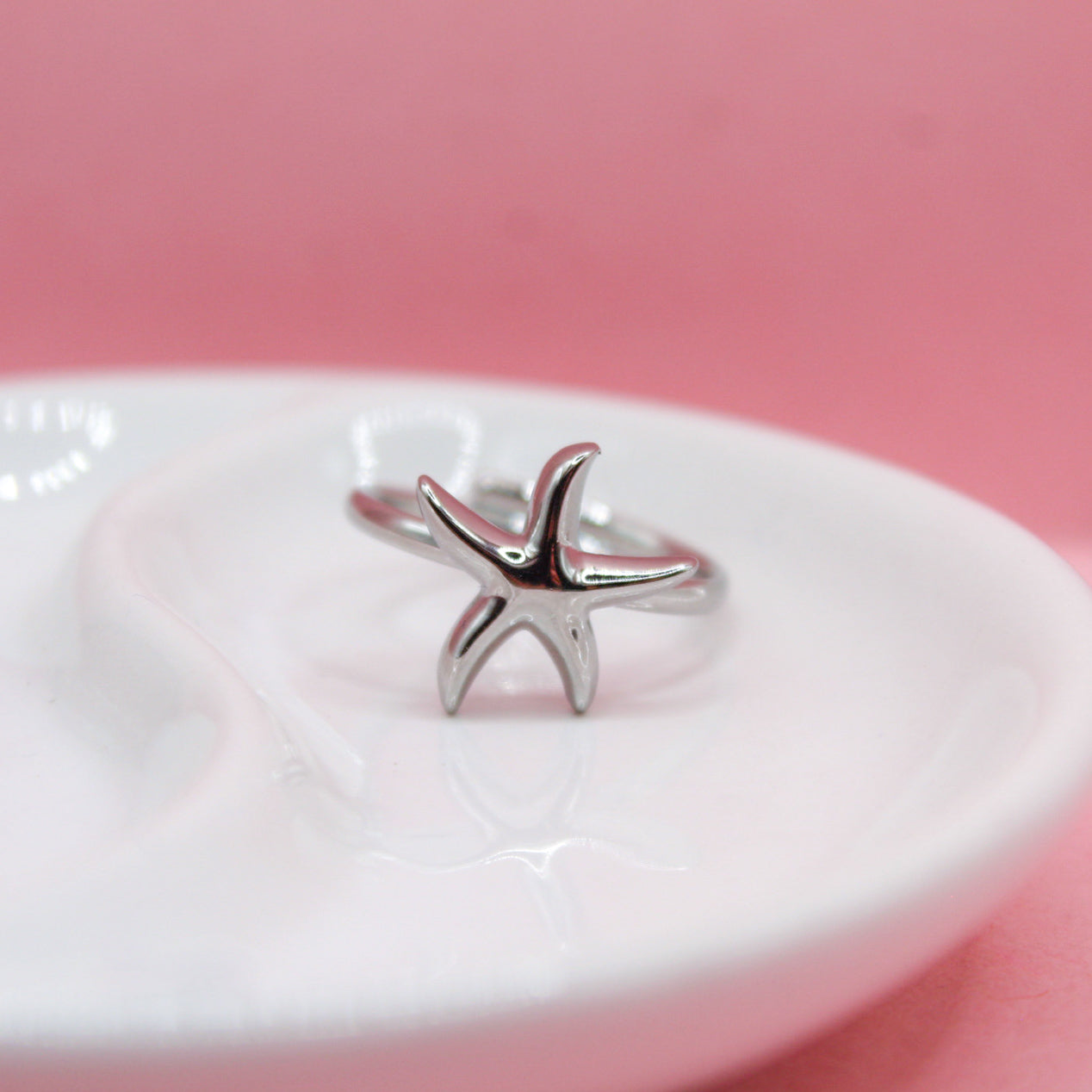 ANILLO ESTRELLA DE MAR LISA