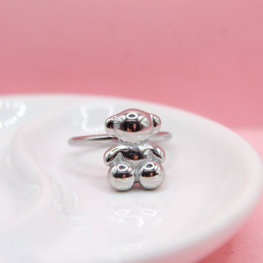 ANILLO PLATEADO TOUS CHUNKY