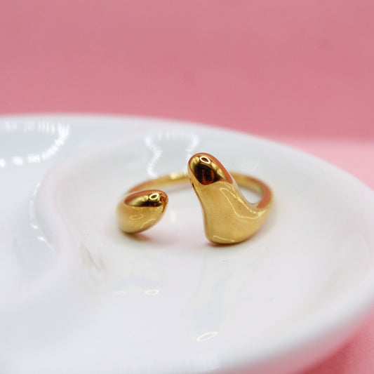 ANILLO GOTAS CAIDAS LISA