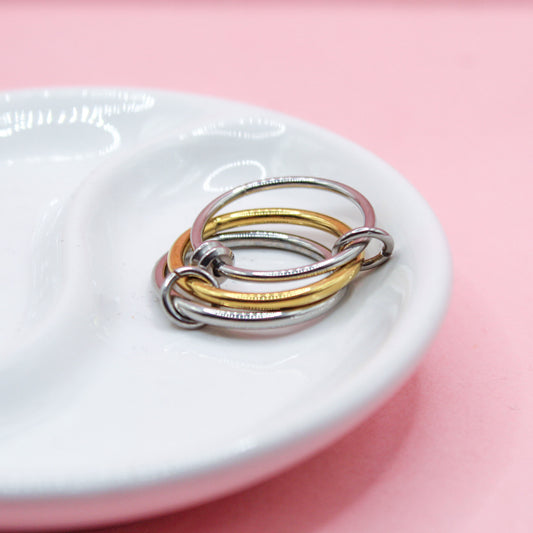 ANILLO MIXTO TRIPLE
