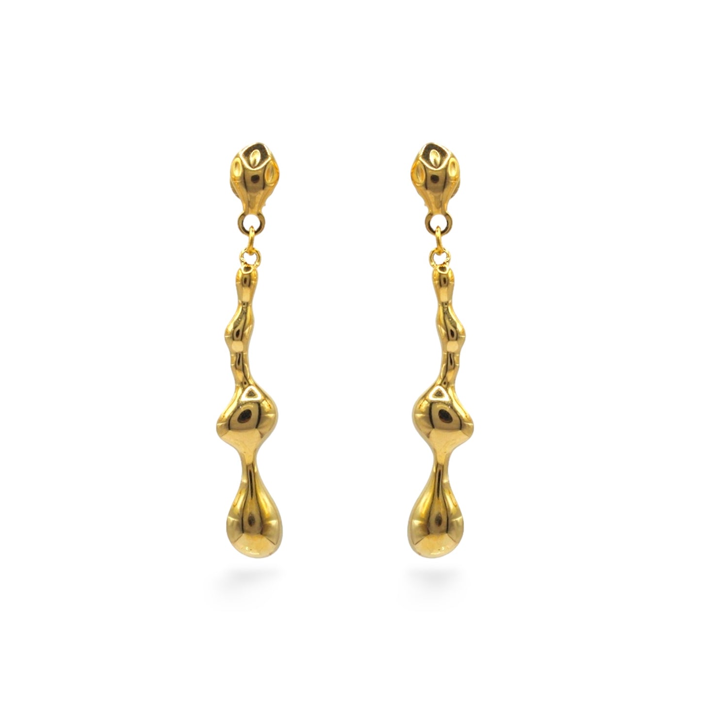 ARETES TIPO GOTA LARGA