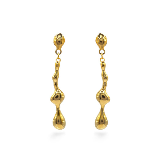 ARETES TIPO GOTA LARGA