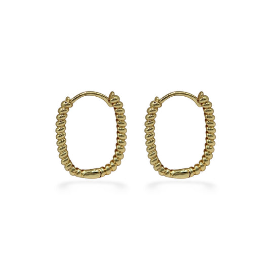 ARRACADAS RECTANGULARES BOLITAS