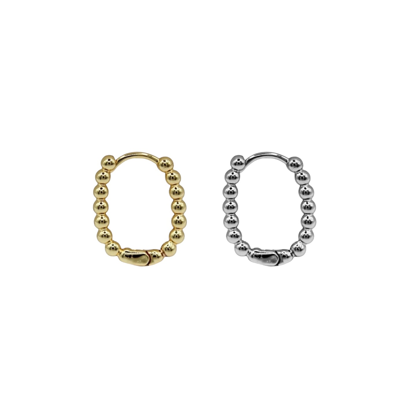 ARRACADAS RECTANGULARES CON BOLITAS