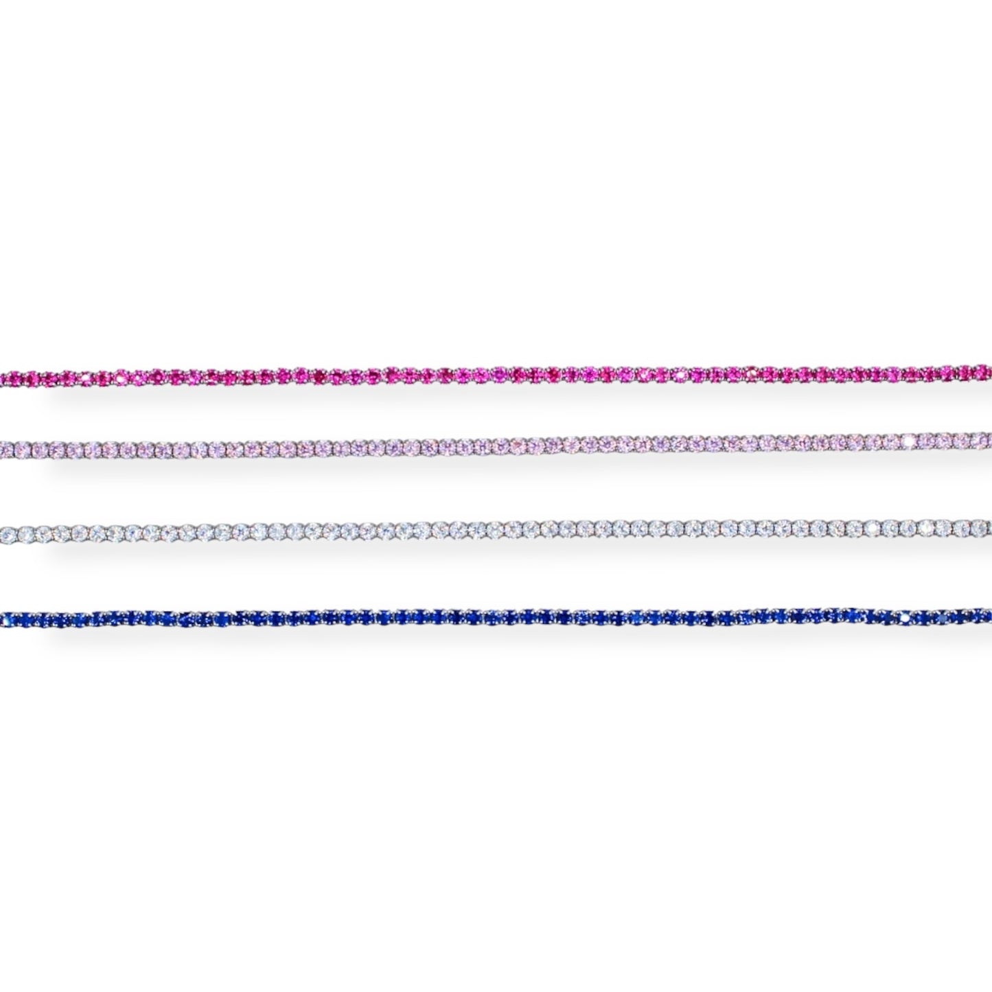 PULSERA ZIRCONIAS PLATA ITALIANA .925