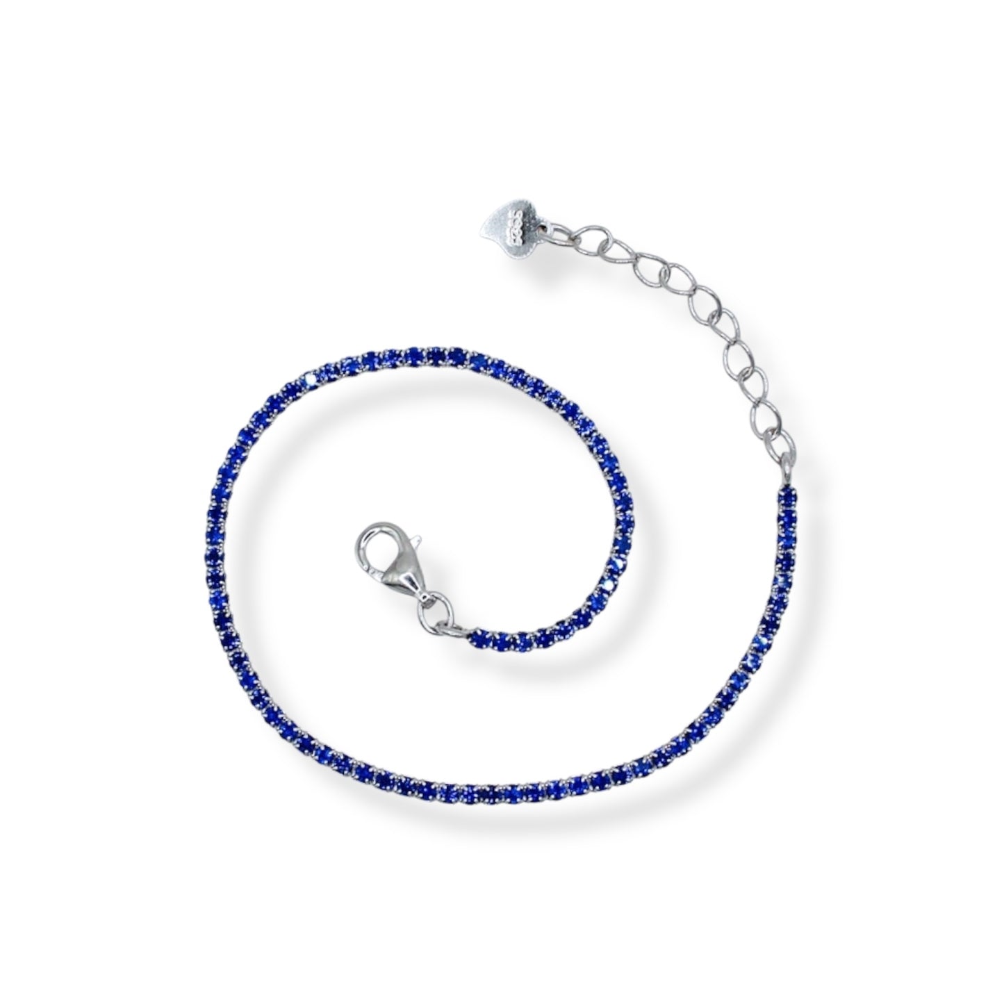 PULSERA ZIRCONIAS PLATA ITALIANA .925