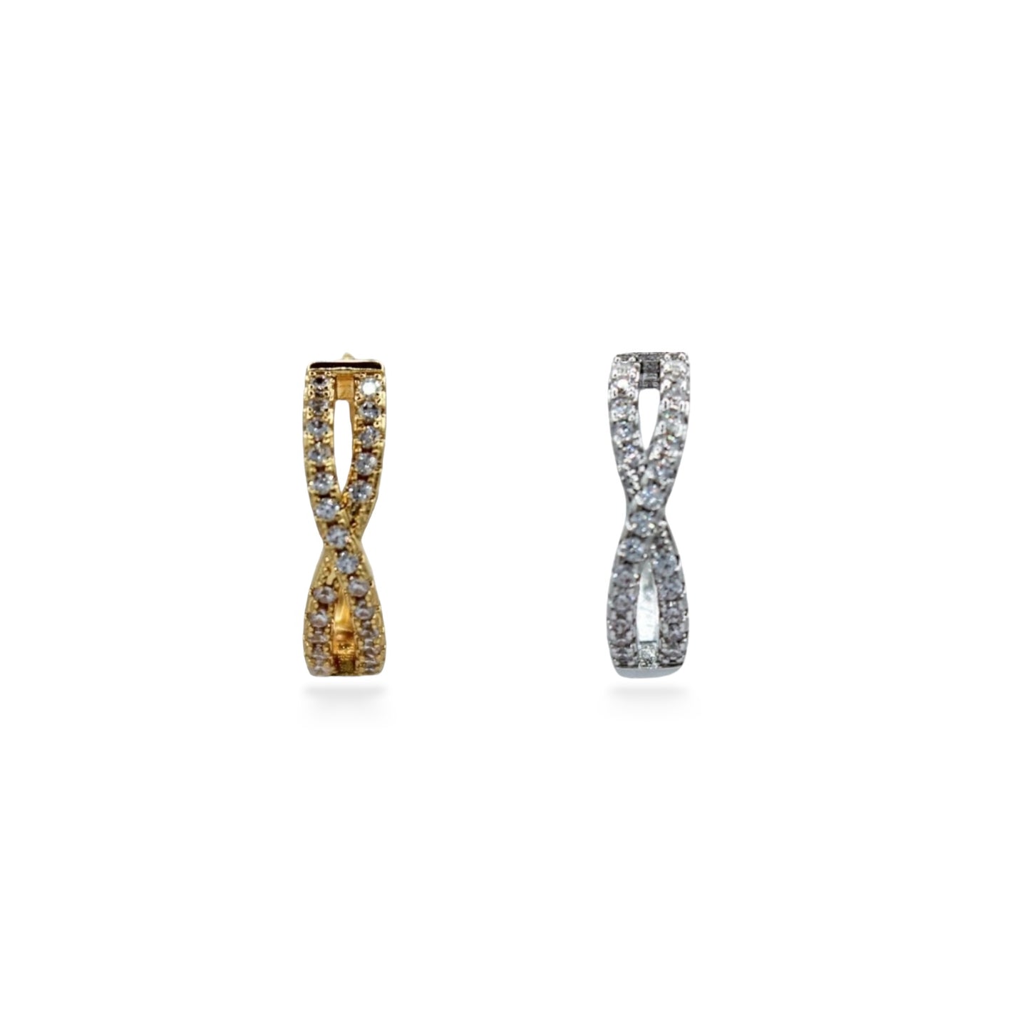 ARRACADAS X CON ZIRCONIAS