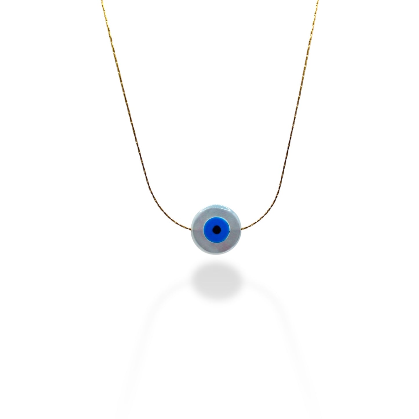 COLLAR DELGADO OJO AZUL