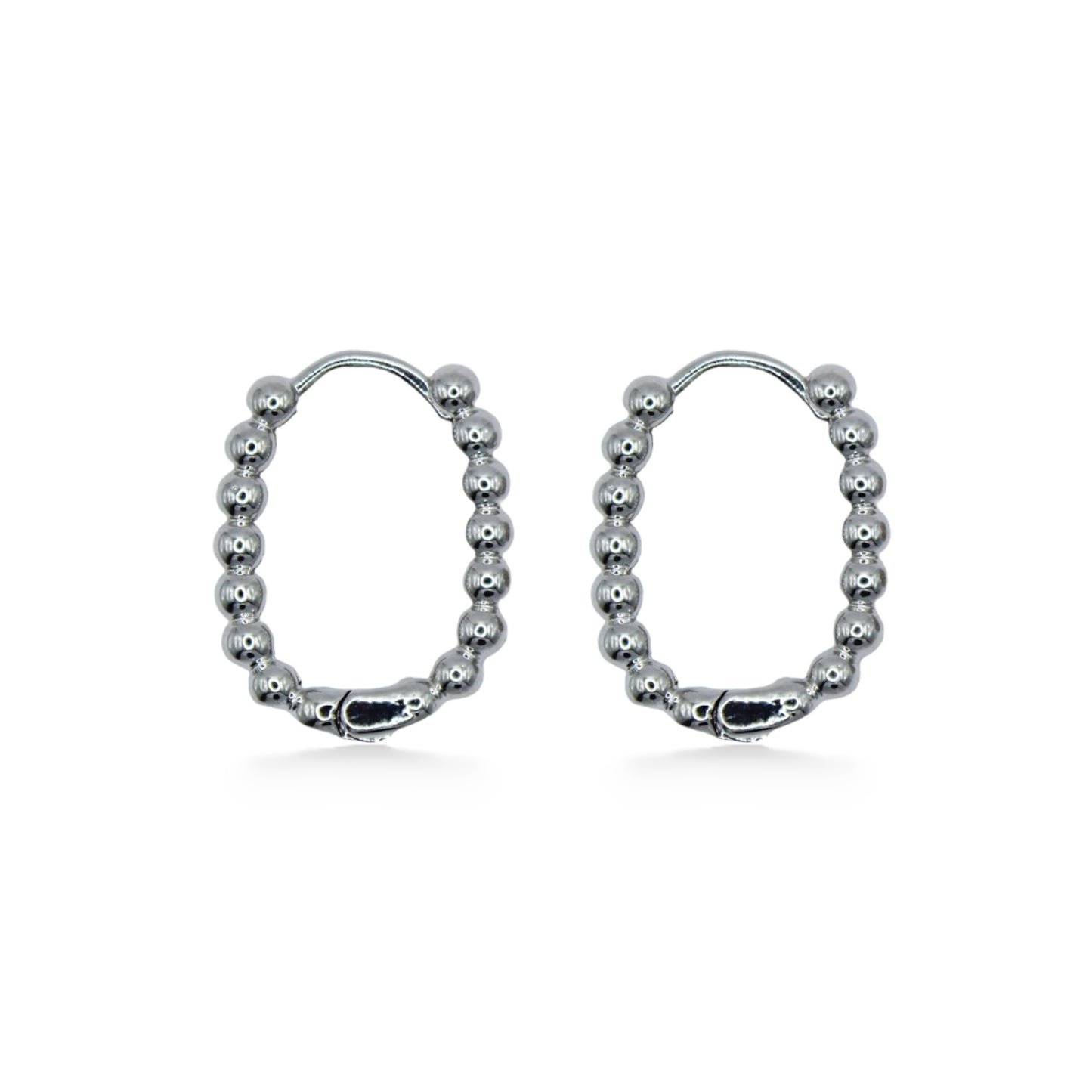 ARRACADAS RECTANGULARES CON BOLITAS