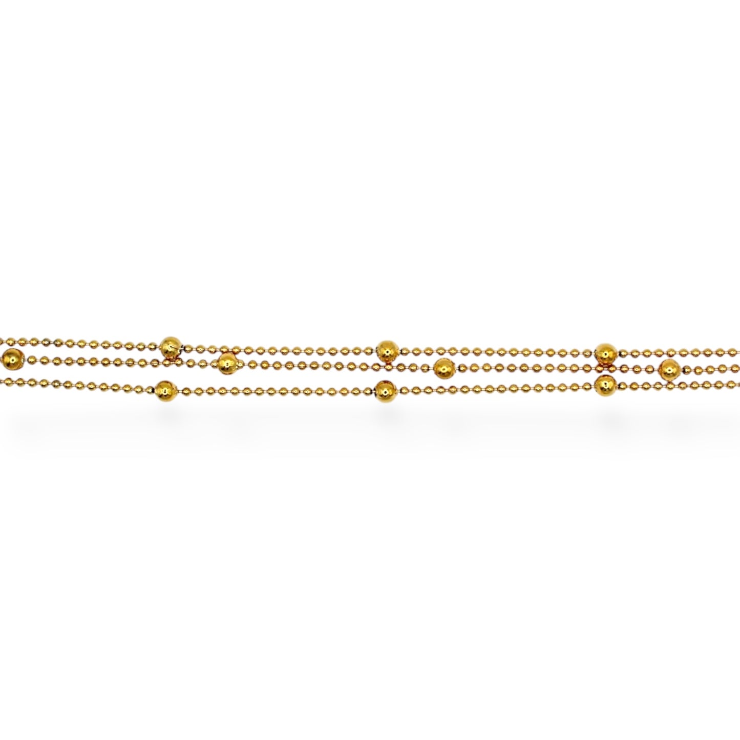 PULSERA TRIPLE BOLITAS