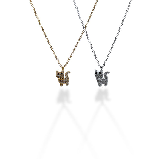 COLLAR GATITO ZIRCONIAS